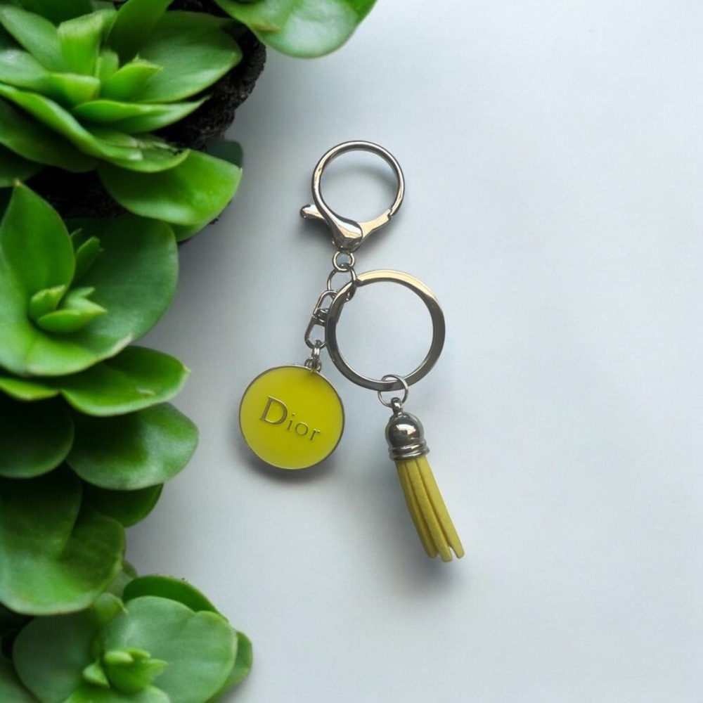 Yellow Keychain with Tassel